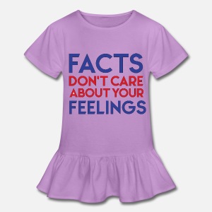 facts-don-t-care-about-your-feelings-girls-ruffle-t-shirt